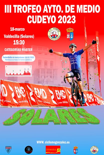 Cartel del III Trofeo Ayto. Medio Cudeyo/©ciclismo gonzalez